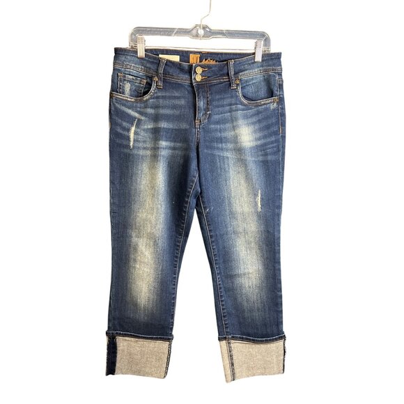 Kut From The Kloth Womens Corbin Straight Leg crop Jeans Size 8 - Picture 7 of 7